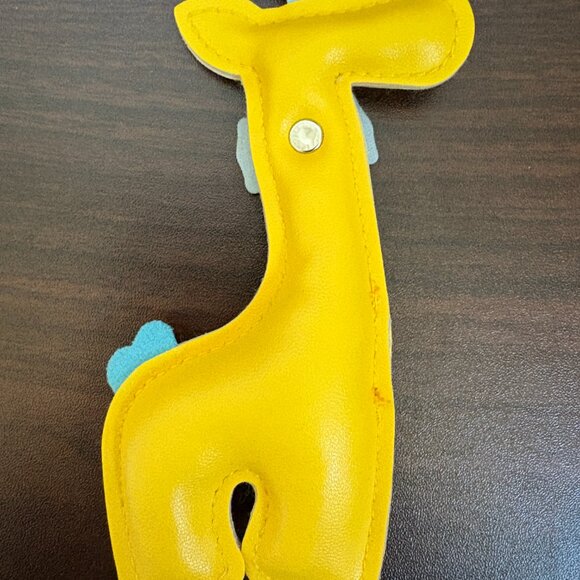 Bowknot Giraffe Key Chains Cute Bag Charm Personalized Animal Key Ring - Picture 6 of 8